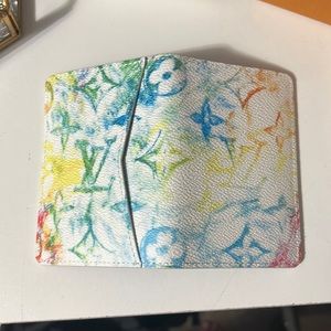 Upcycled Louis Vuitton Watercolor wallet